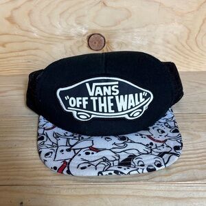 Vans Black and White 101 Dalmatian Print Cap‎